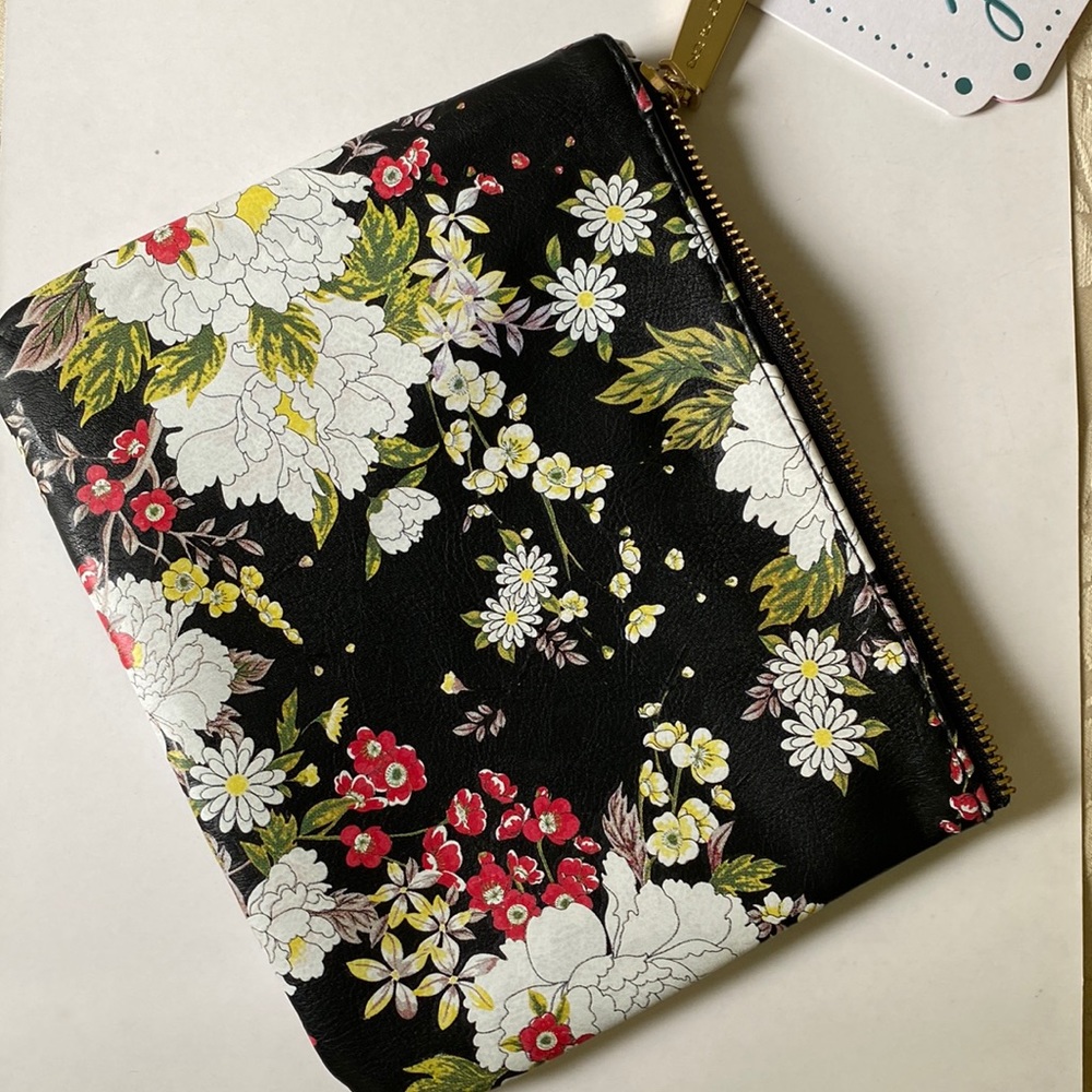 Big Buddha floral cosmetic/travel bag